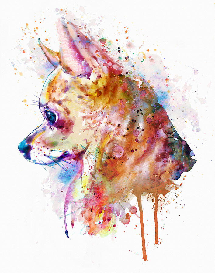 707x900 Watercolor Chihuahua Painting By Marian Voicu - Chihuahua Painting