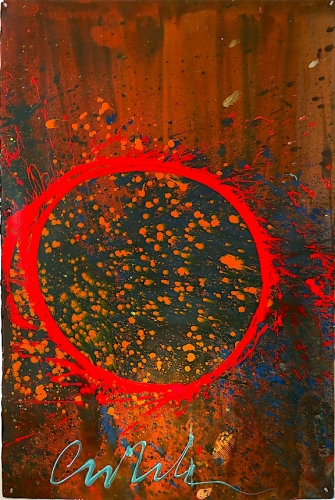 335x500 Dale Chihuly Blown Glass And Paintings Displayed - Chihuly Painting