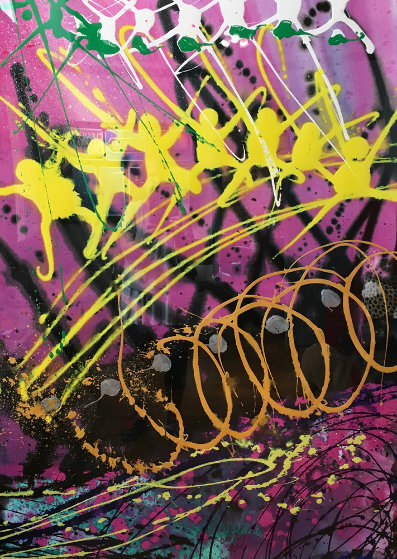 397x559 Untitled Painting 1994 64x48 By Dale Chihuly - Chihuly Painting