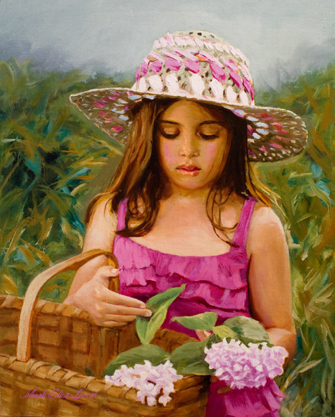 481x600 Oil Portrait Painting - Child Oil Painting