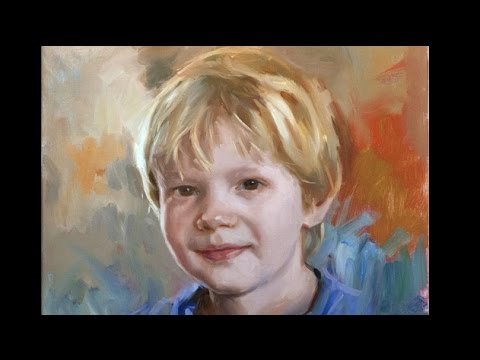 480x360 Painting A Child In 6 Steps. Oil Painting. - Child Oil Painting
