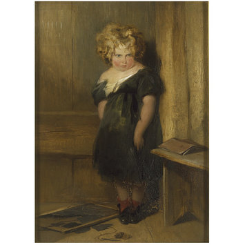 355x355 A Naughty Child Landseer, Edwin Henry (Sir) Vampa Search - Child Oil Painting