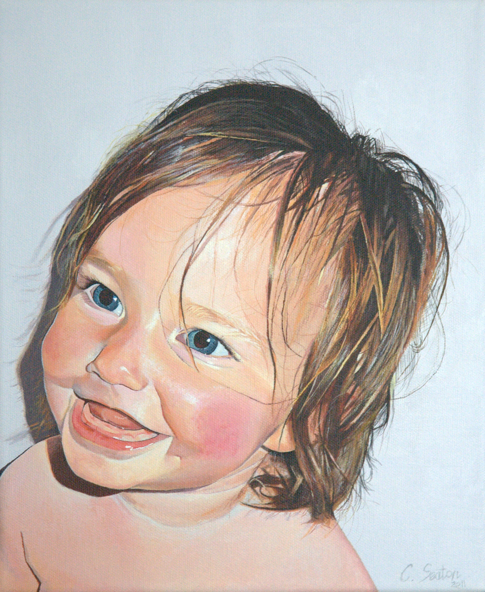 1598x1952 Child Portrait Painting Chris Seaton Portraits - Child Portrait Painting