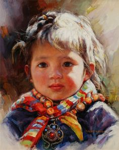 236x297 54 Best Artist Barry Yang (Chinese) Images On Art - Child Portrait Painting