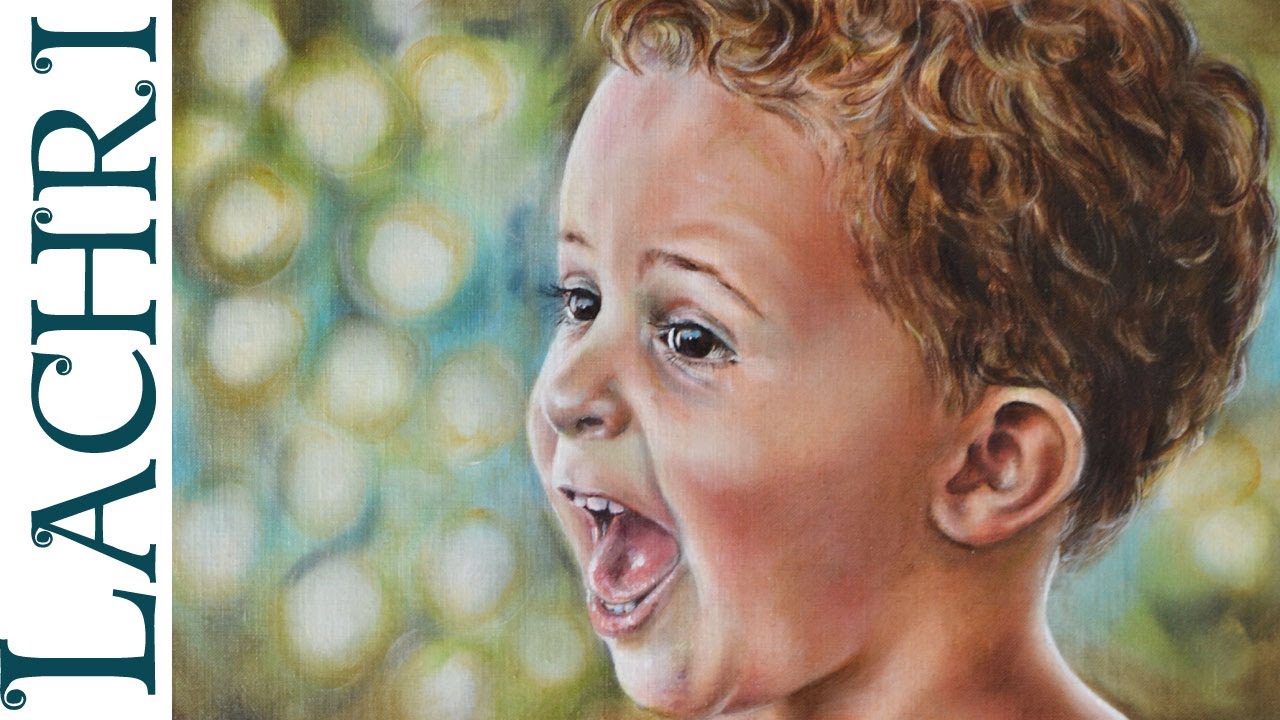 1280x720 Speed Painting Child Portrait In Oil Paint - Child Portrait Painting
