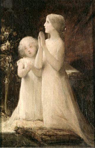 321x500 Klimt Ernst I Am A Child - Child Praying Painting