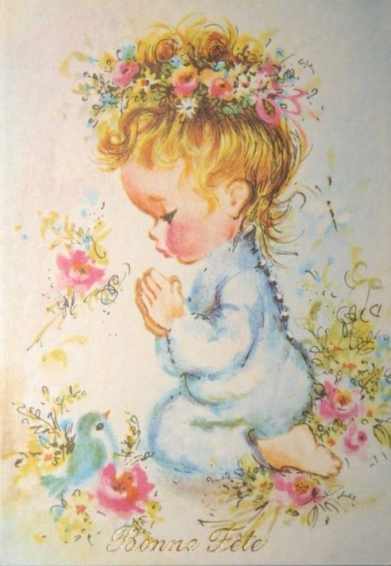 550x796 The Best Children Praying Images On Bedtime - Child Praying Painting