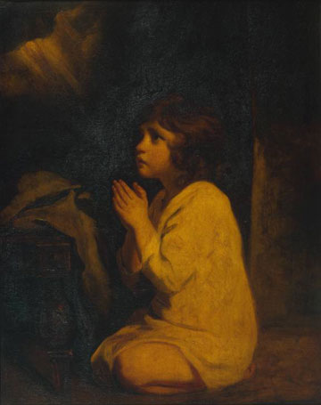 360x455 What Jane Saw - Child Praying Painting