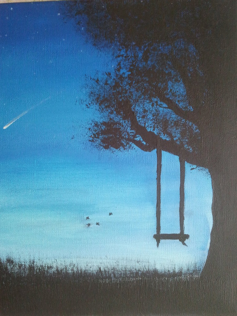 774x1032 Grown Childhood Acrylic Painting By Fawn Melody - Childhood Painting