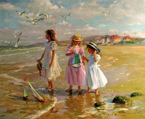 500x412 Konstantin Razumov Childhood Painting ~ Art And Craft Projects Ideas - Childhood Painting