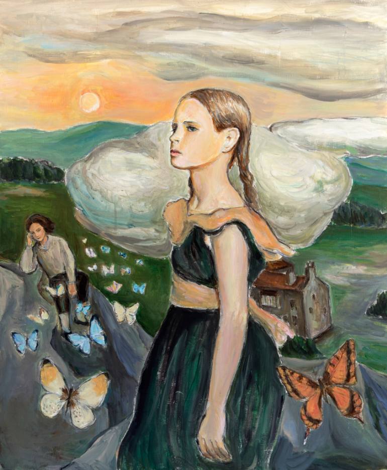 770x935 Saatchi Art Childhood By Catherine And Heathcliff Painting By - Childhood Painting