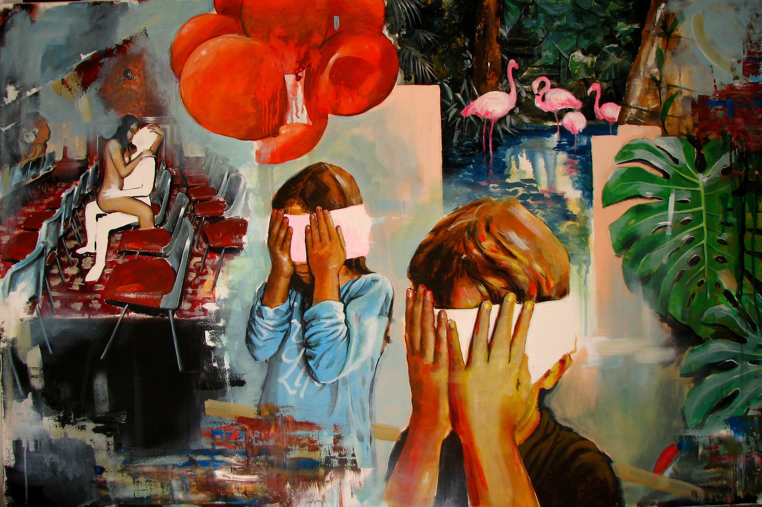 2546x1694 Stefan Doru Moscu Contemporary Painting London Online Art Shop - Childhood Painting