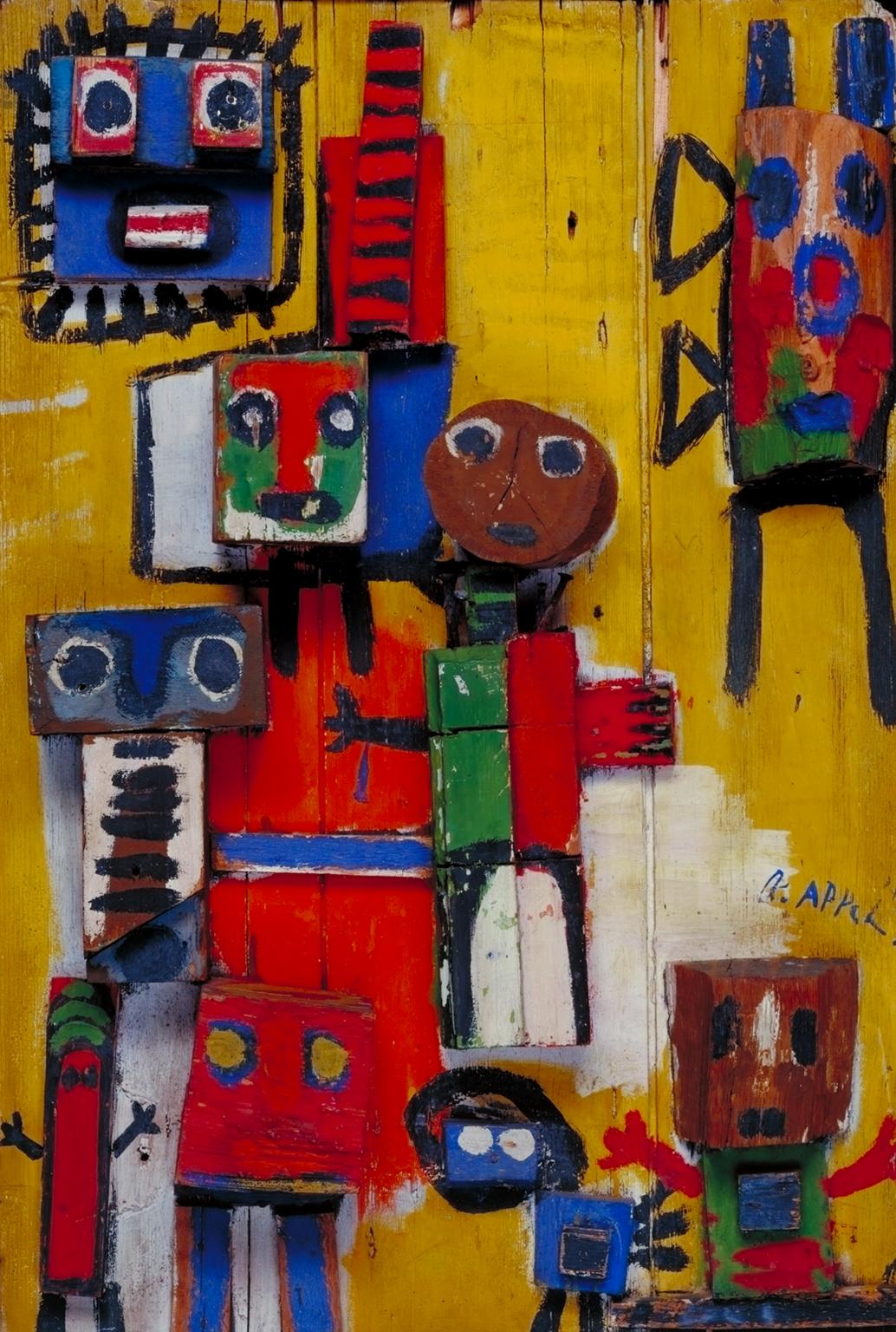 1034x1536 Questioning Children', Karel Appel, 1949 Tate - Children Painting