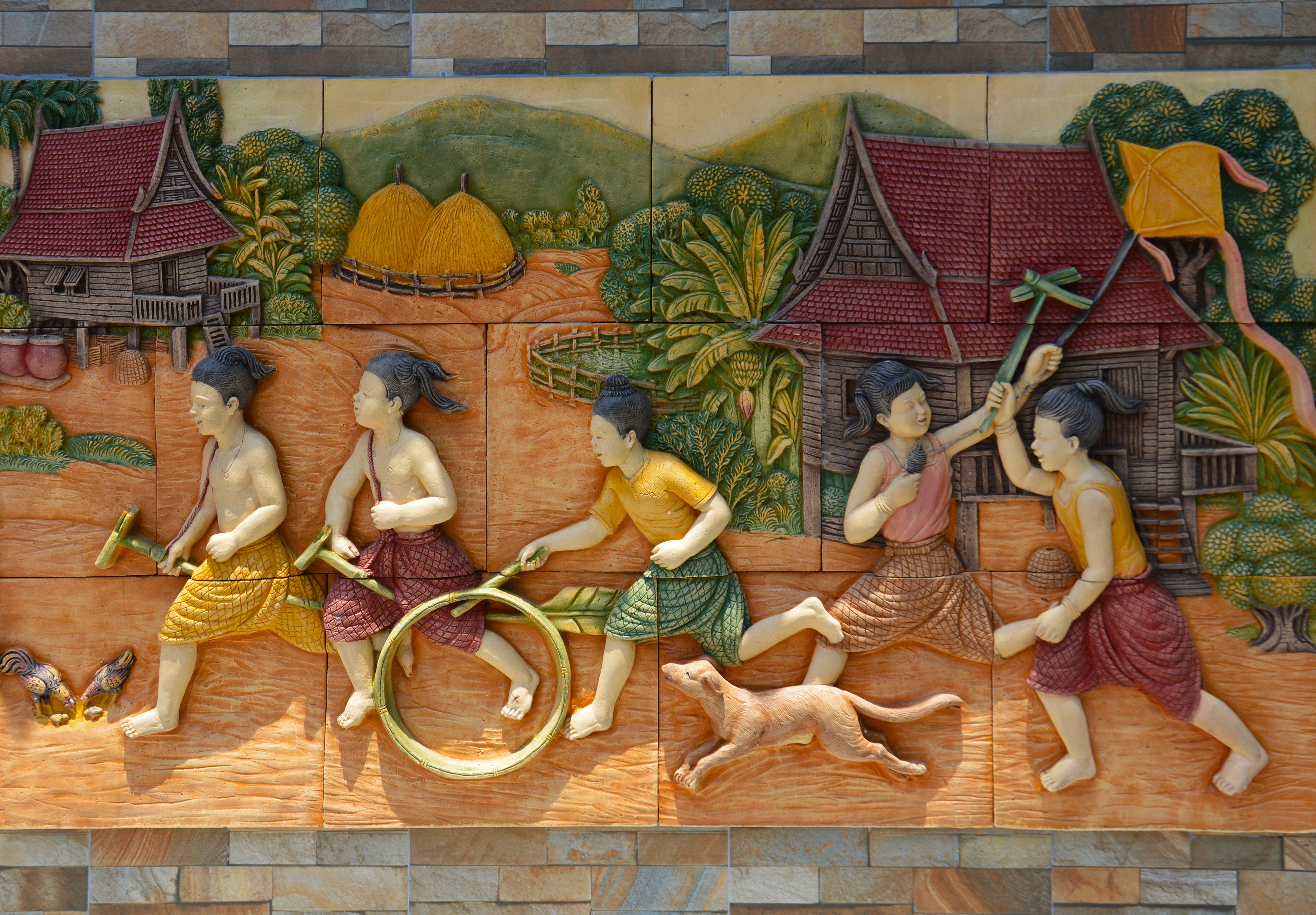 5316x3696 Free Images Play, Kid, Cute, Recreation, Young, Youth, Child - Children Playing Painting