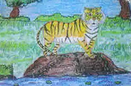 500x327 Mb's Stamps Of India Painting Of Mangalorean Girl On Children'S - Childrens Day Painting