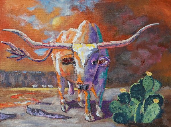 600x448 Red River Showdown By J P Childress Paintings Ou - Childress Painting