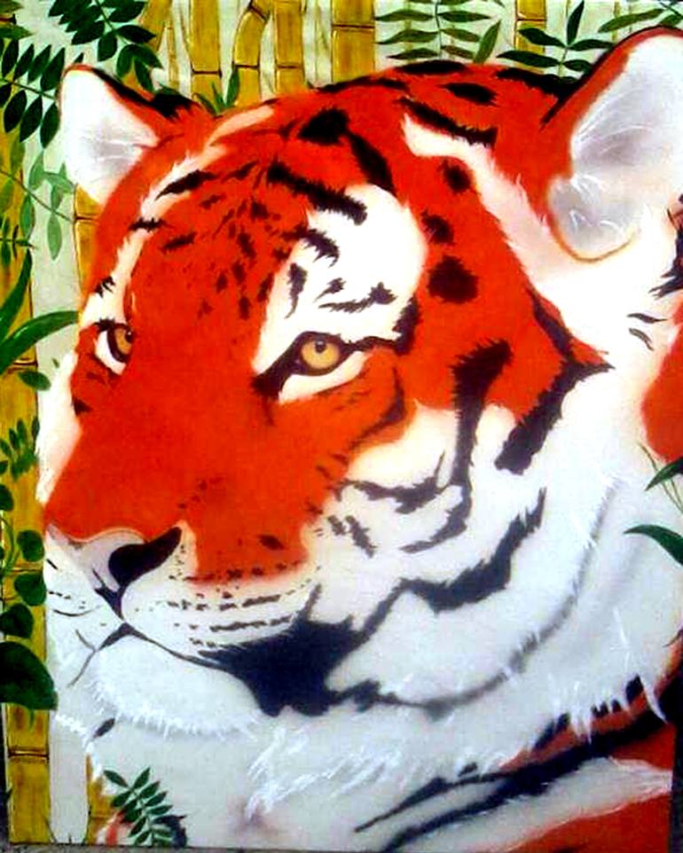 770x962 Saatchi Art Dangerous Beauty Painting By Michael Childress - Childress Painting