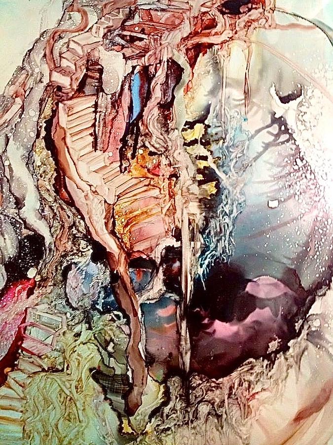 675x900 Womb Walk Painting By Michol Childress - Childress Painting