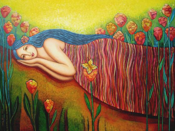 560x420 Patternprints Journal Vivid Colors And Patterns In Painting By - Chilean Painting