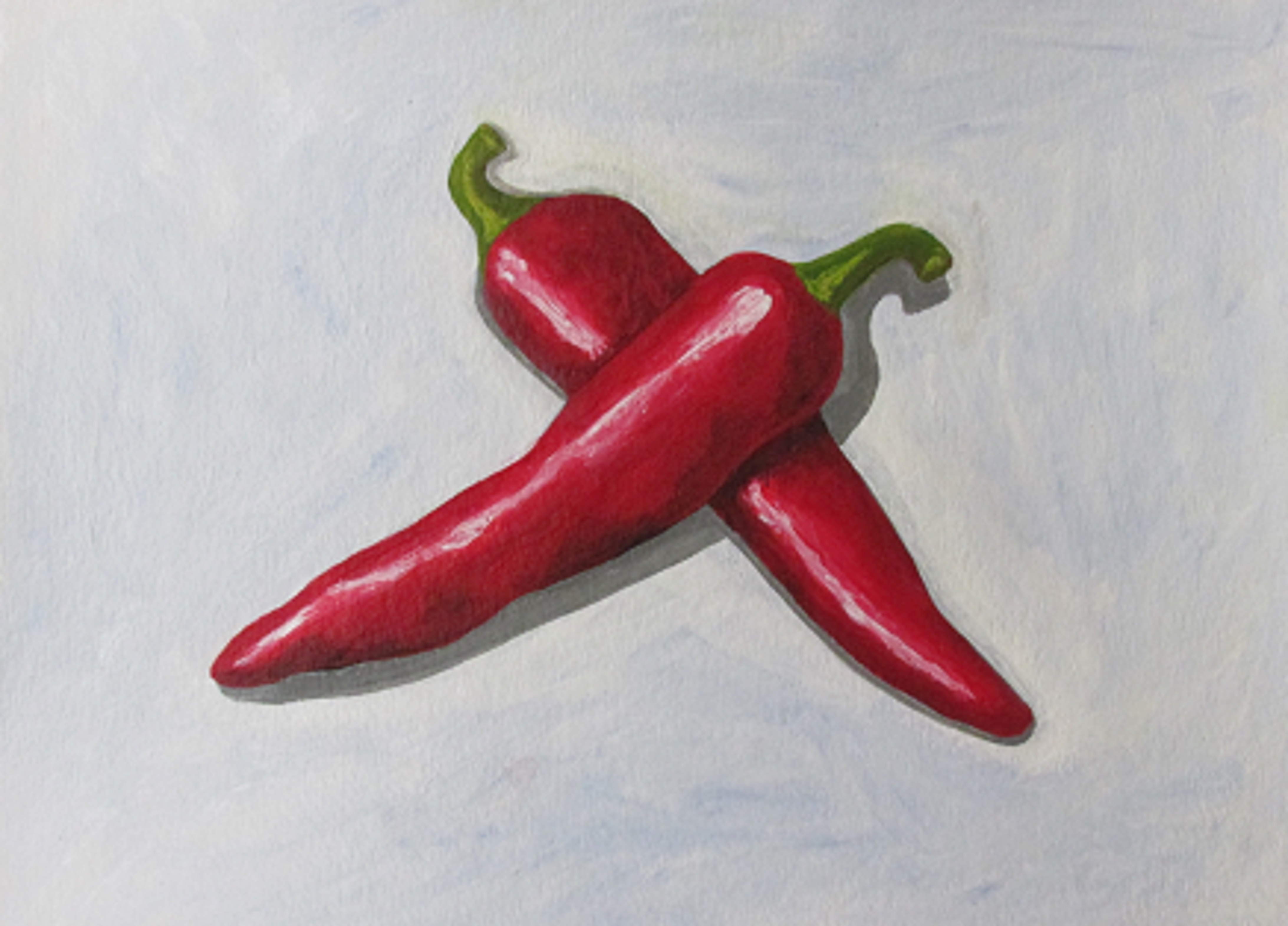 4370x3140 Daily Painting - Chili Painting