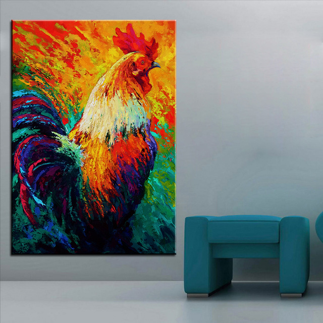 640x640 Large Size Printing Oil Painting Chili Pepper Wall Painting - Chili Painting