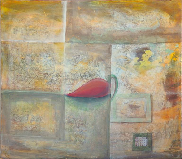 770x672 Saatchi Art Chili Pepper Painting By Rana El Khatib - Chili Pepper Painting
