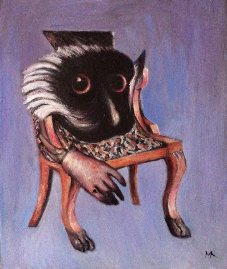 770x911 Saatchi Art Chimera Painting By Matteo Temporin - Chimera Painting