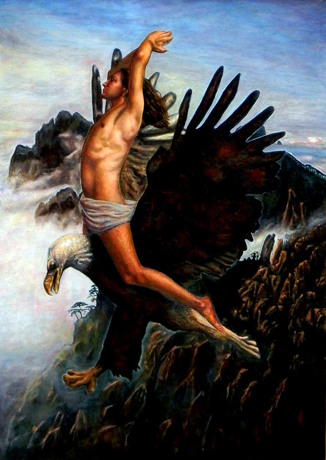 638x900 The Chimera Painting By Ricardo Giraldez - Chimera Painting