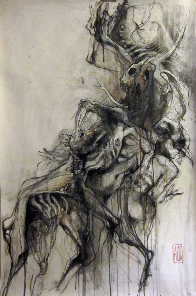 800x1208 Ascension (Chimera Serie) - Chimera Painting