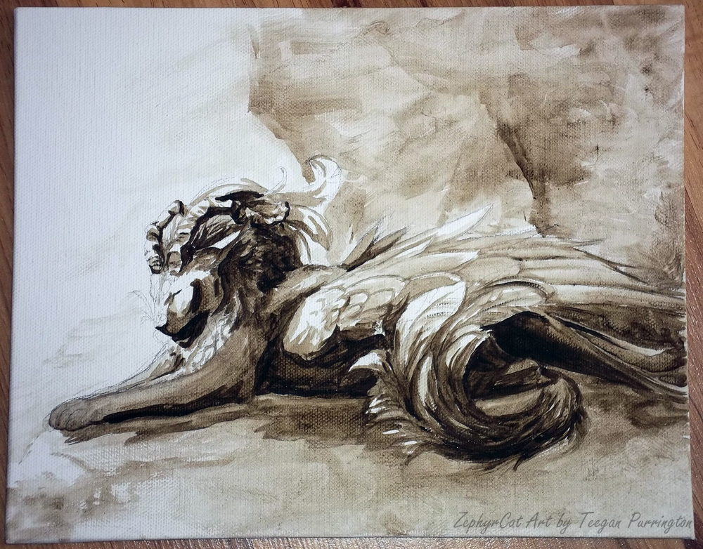 1000x782 Chimera Zephyrcat's Art Journal - Chimera Painting