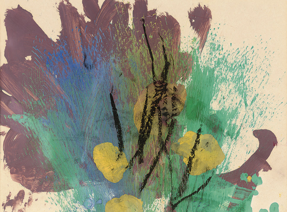 968x716 Congo The Chimp (1955 - Chimp Painting