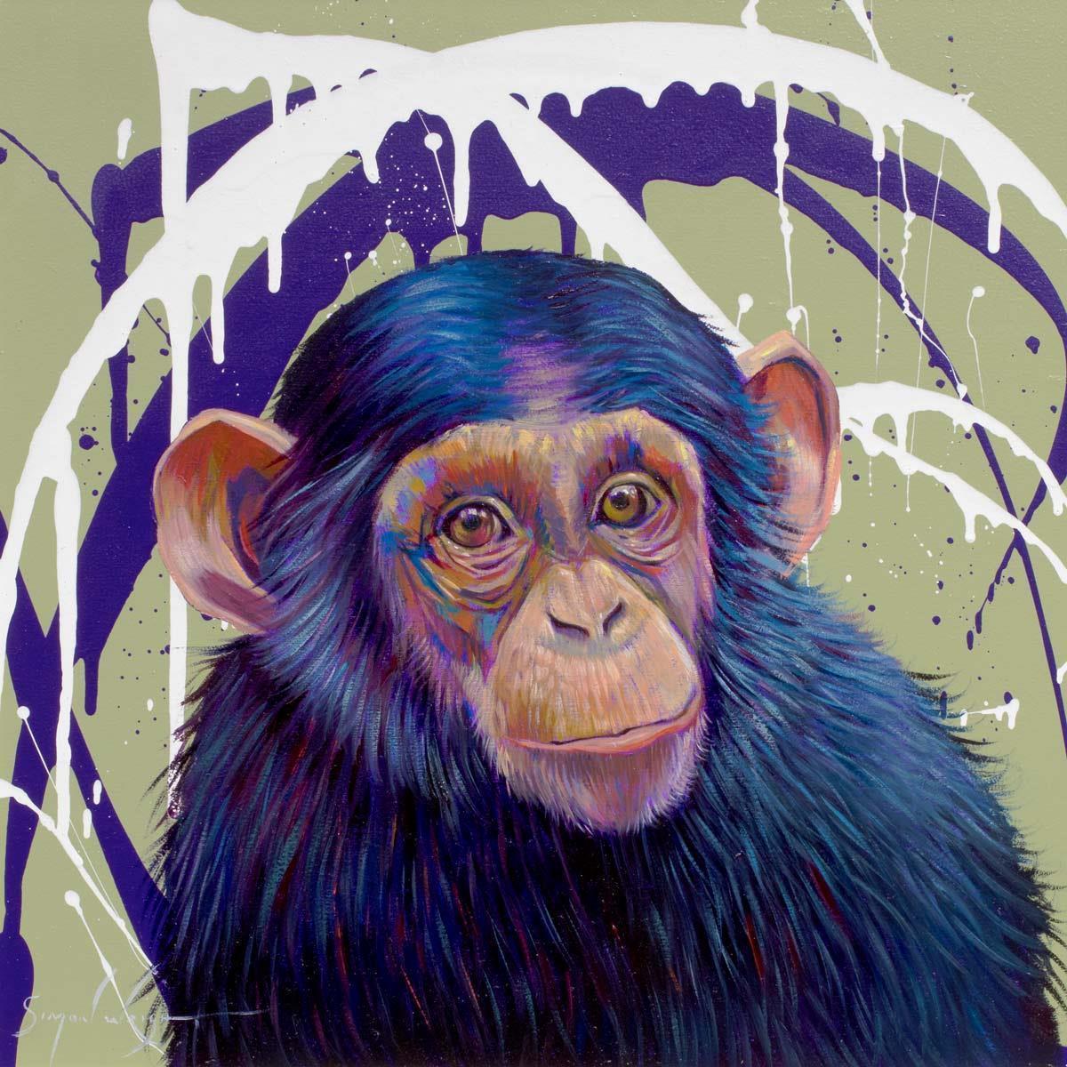 1200x1200 Arnold - Chimpanzee Painting