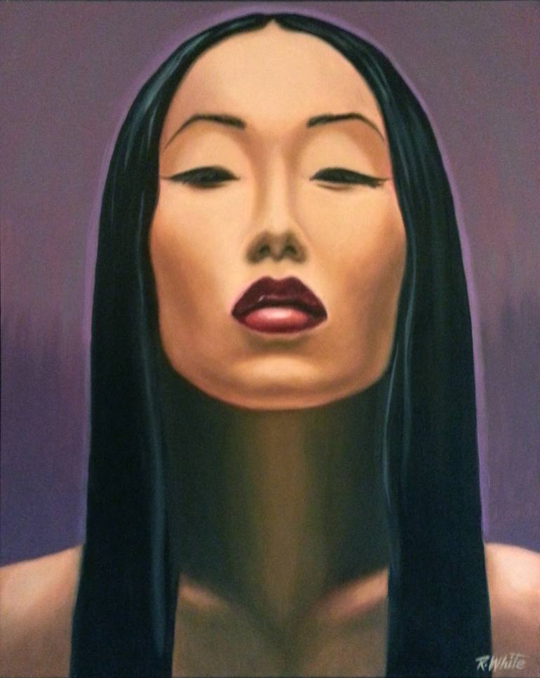 770x966 Saatchi Art China Doll Painting By Robin White - China Doll Painting