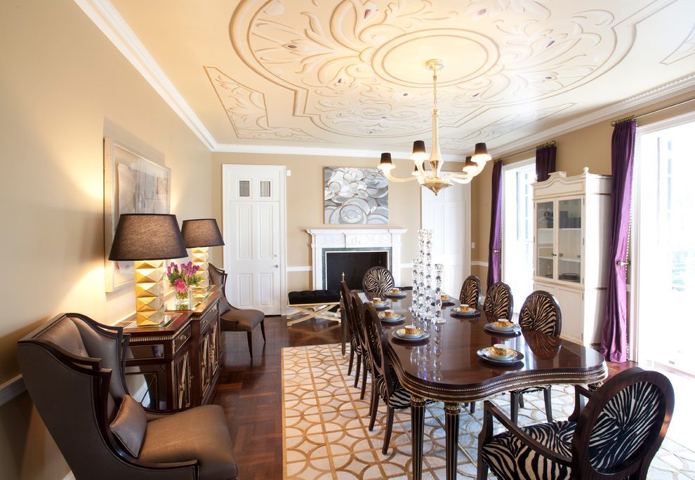 990x684 Sherwin Williams China Doll Dining Room Transitional With Painted - China Doll Painting