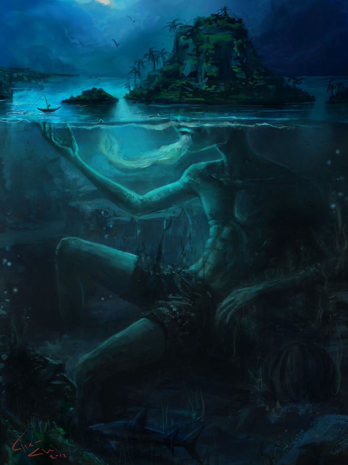 Chinamans Hat Painting