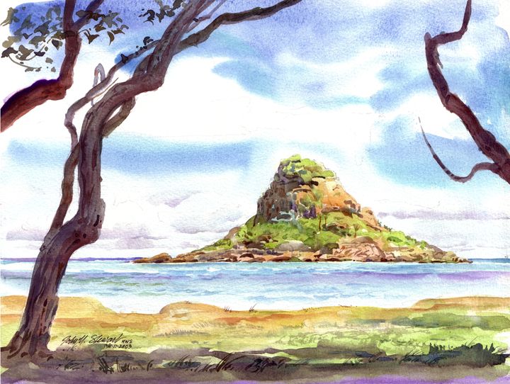 720x542 Chinaman's Hat Island - Chinamans Hat Painting