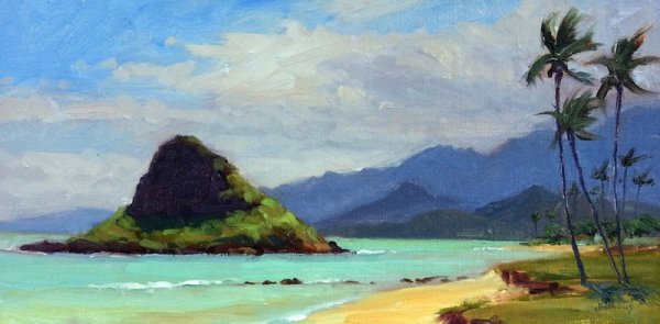 600x295 Pacific Edge Gallery - Chinamans Hat Painting