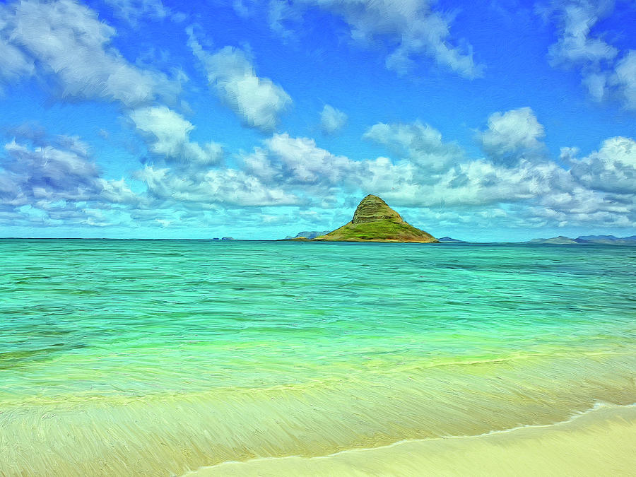 900x675 View Of Chinaman's Hat Painting By Dominic Piperata - Chinamans Hat Painting