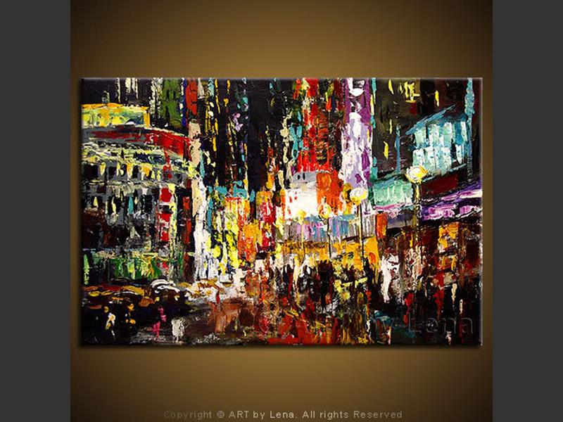800x600 Chinatown Art By Lena - Chinatown Painting