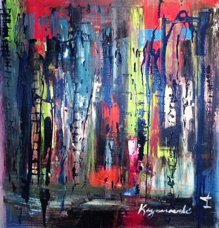 770x801 Saatchi Art Chinatown Painting By David Kazmerowski - Chinatown Painting