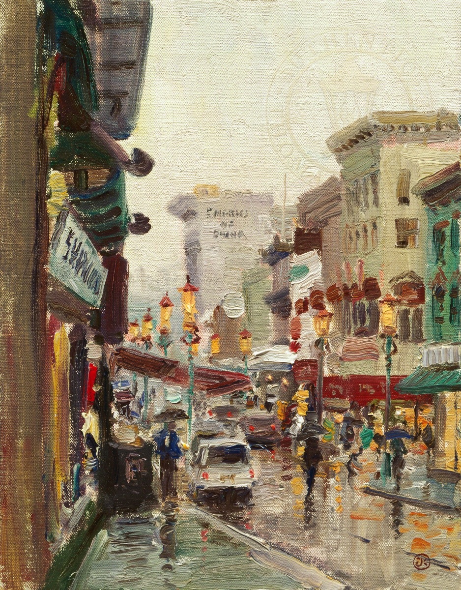 938x1200 Chinatown, San Francisco Limited Edition Art The Thomas - Chinatown Painting