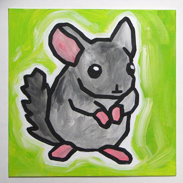 634x634 Ali's Free Paintings - Chinchilla Painting