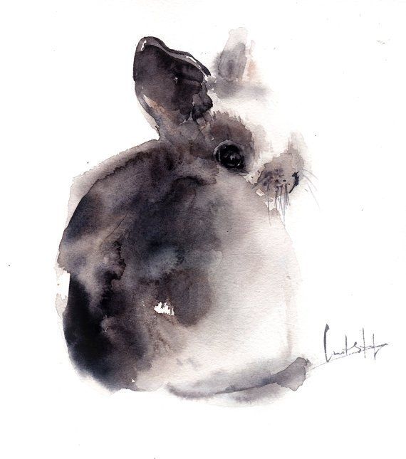 570x645 Image Result For Watercolor Chinchilla Tattoos And Piercings - Chinchilla Painting