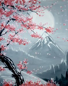 236x297 Cherry Blossom Painting 832 Cherry Blossom Painting 1.jpg Art - Chinese Blossom Painting