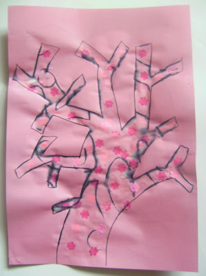 300x402 Chinese Blossom Tree - Chinese Blossom Tree Painting