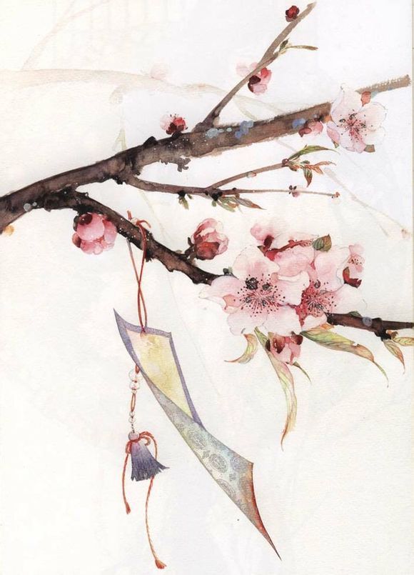 580x805 Chinese Painting Oriental Inspiration Chinese - Chinese Blossom Tree Painting