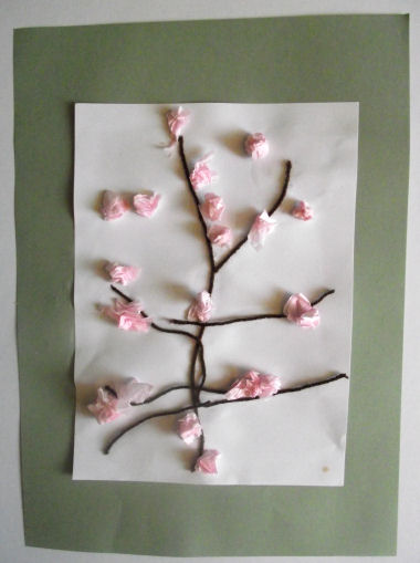 380x509 Blossom Tree Painting - Chinese Blossom Tree Painting