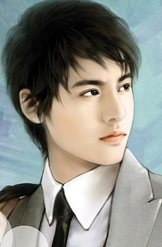 236x360 Fanart, Cartoon Faces - Chinese Boy Painting