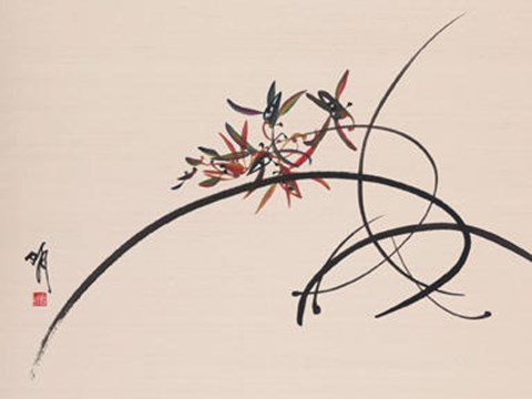 480x360 Chinese Brush Painting L Fine Art Print By Ywing Ming Jyang - Chinese Brush Painting