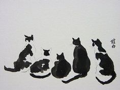 Chinese Cat Painting
